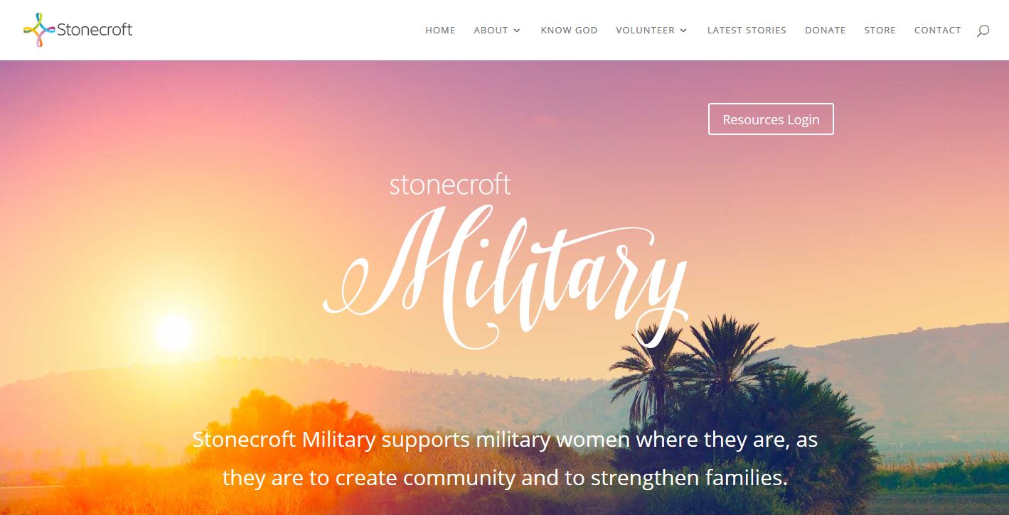 Stonecroft Military website screenshot